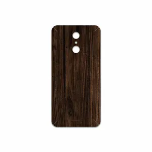 MAHOOT Dark Walnut Wood Cover Sticker for LG Q7
