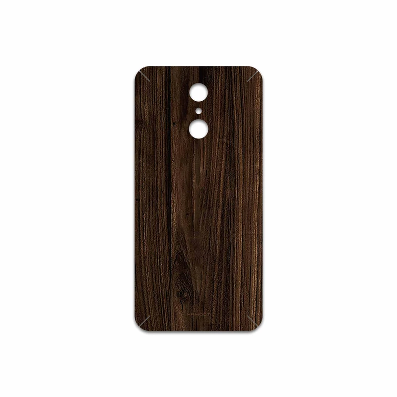 برچسب پوششی ماهوت مدل Dark Walnut Wood مناسب برای گوشی موبایل ال جی Q7