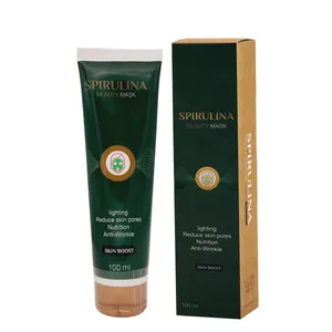  ماسک صورت اسکین بوست مدل جلبک اسپیرولینا حجم 100 میلی لیتر