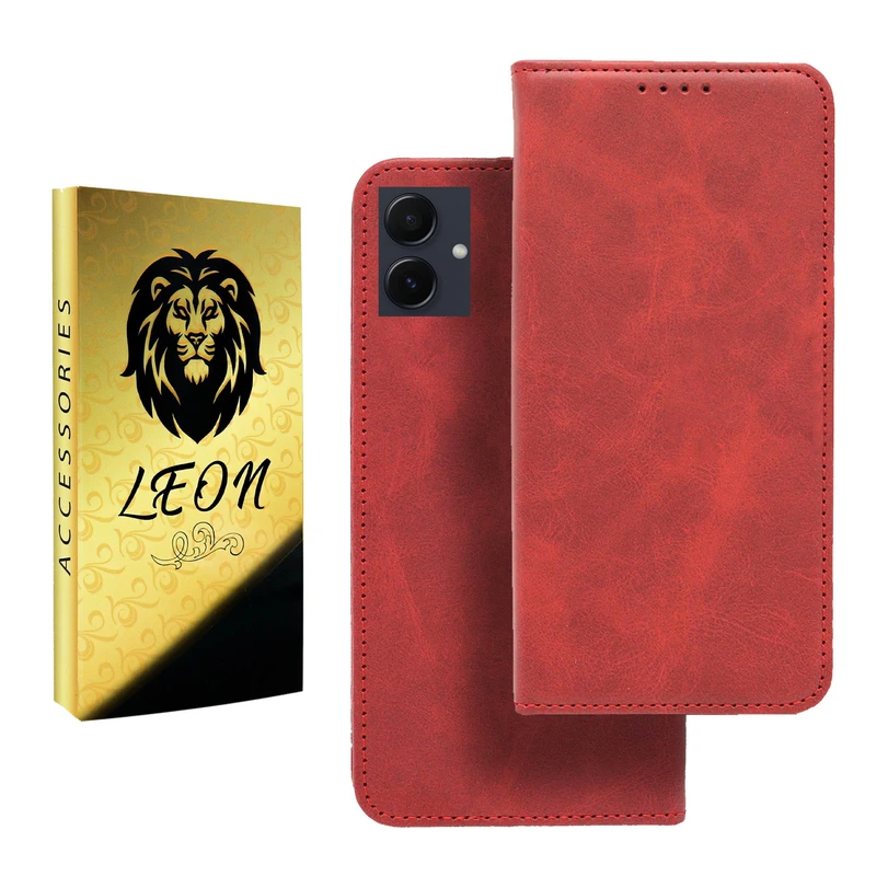 کیف کلاسوری لئون مدل Spork Yo مناسب برای گوشی موبایل سامسونگ Galaxy A05