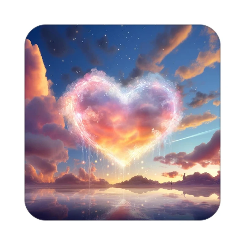 زیر لیوانی کاکتی مدل عاشقانه کد mp13912