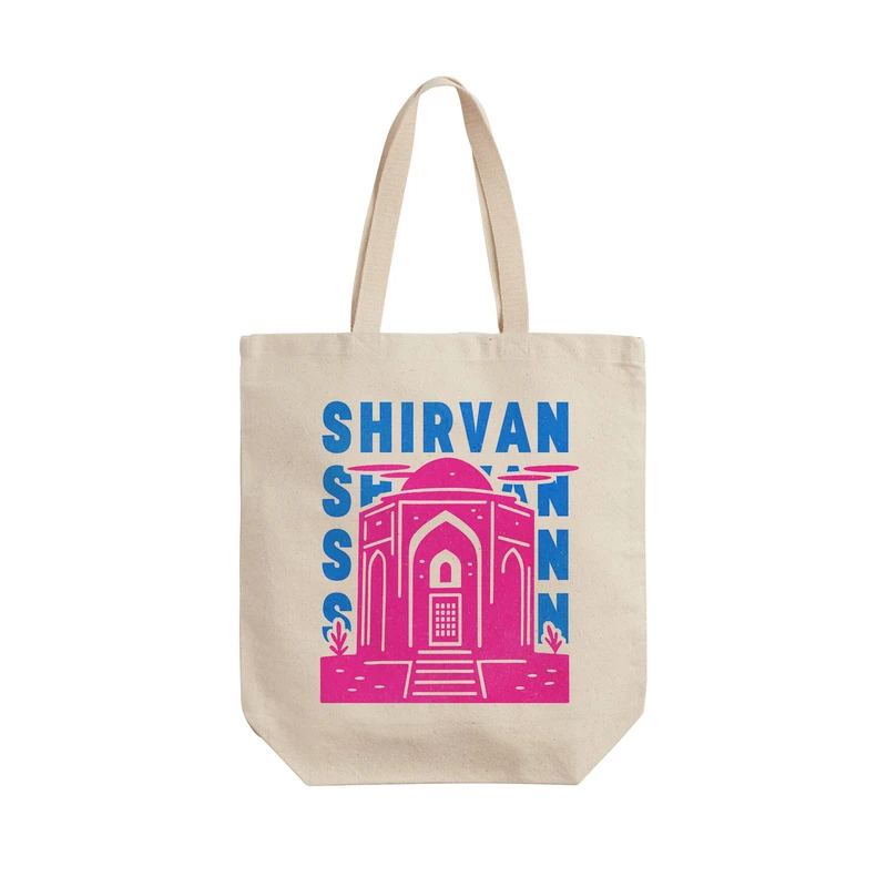 ساک خرید ترمه طراحان ایده مدل نماد چهارطاقی تیموری شیروان کد map0075 - L