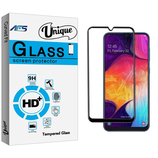 محافظ صفحه نمایش ای اف اس مدل Unique Glass مناسب برای گوشی موبایل سامسونگ Galaxy A70