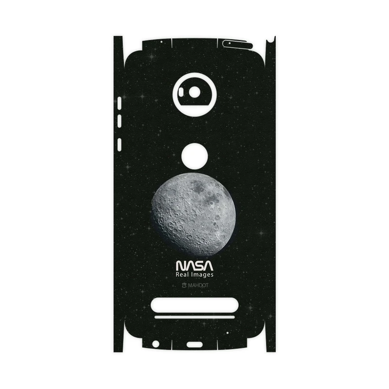 برچسب پوششی ماهوت مدل Moon-By-NASA-FullSkin مناسب برای گوشی موبایل موتورولا Moto Z2 Play