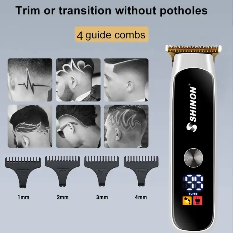 ماشین اصلاح موی سر و صورت شینون مدل SH-2726LCD