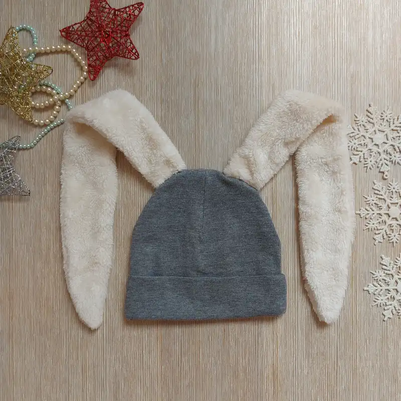 کلاه بچگانه مدل خرگوش پنبه ای