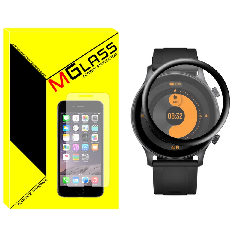 محافظ صفحه نمایش ام‌گلس مدل GLS_Pmma مناسب برای ساعت هوشمند هایلو RS3 LS04
