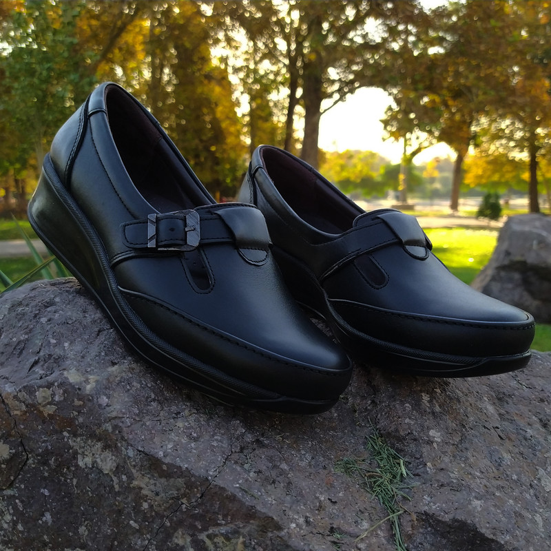 کفش طبی زنانه ایران پا مدل شیدا رنگ مشکی