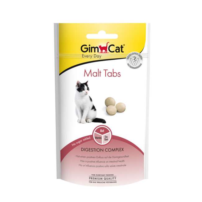 قرص مالت گربه جیم کت مدل Malt Tabs وزن 40 گرم