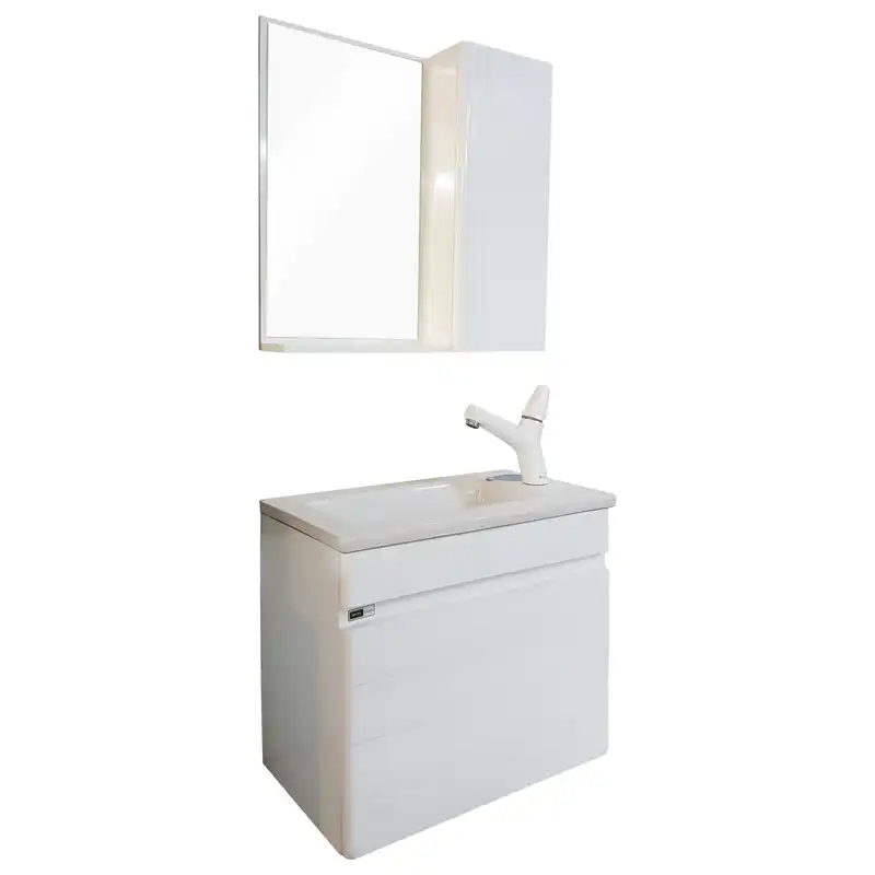 ست کابینت و روشویی سینا مدل آرشین 50 به همراه آینه باکس