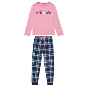 ست تی شرت آستین بلند و شلوار دخترانه پیپرتس مدل 8792678