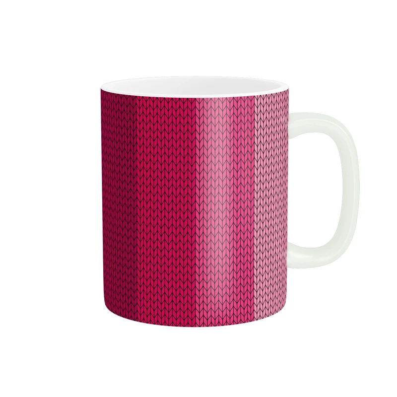 ماگ پاد آفرین طرح بافتنی فانتزی مدل راه راه 3 کد MD-T107