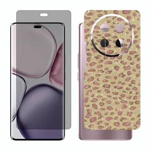 Glass Together model privacy screen protector suitable for Honor X9c mobile phone with back cover sticker