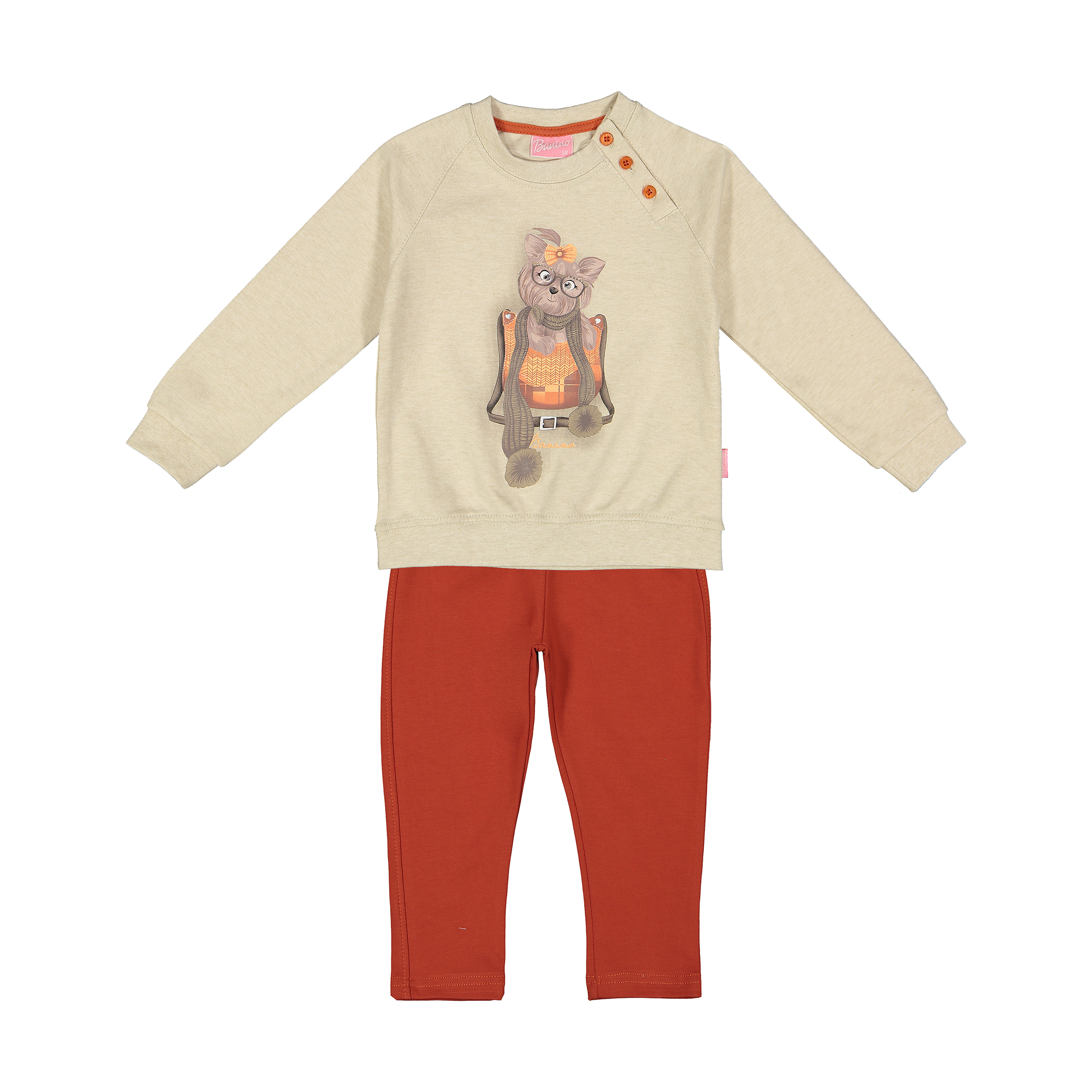 ست سویشرت و شلوار دخترانه بانی نو مدل 2191169-30