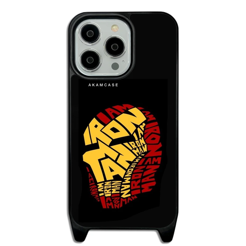 کاور آکام مدل AMCWLA13PRO-IRON MAN3 مناسب برای گوشی موبایل اپل iPhone 13 Pro