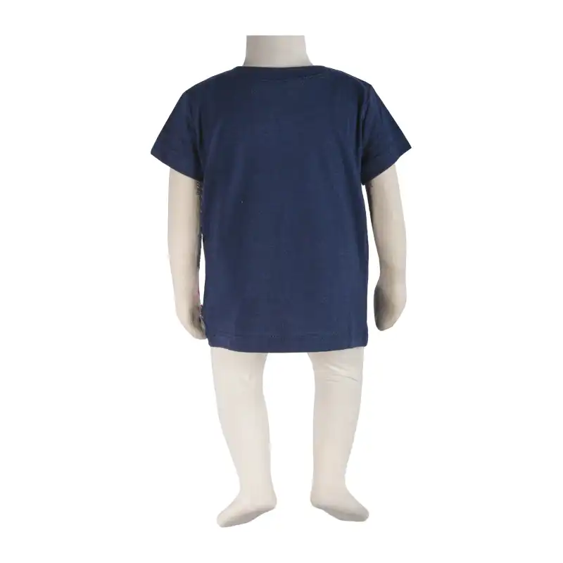 تی شرت آستین کوتاه نوزادی آدمک مدل تایگر کد 140019 رنگ سرمه ای