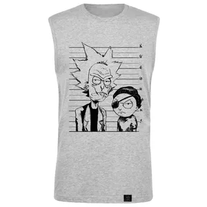 تاپ مردانه 27 مدل  rick and morty sketch کد PH61