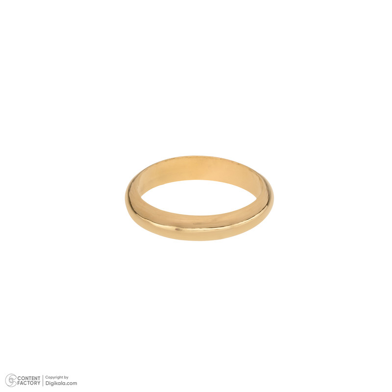 انگشتر طلا 18 عیار مردانه گنجینه هنر خوش نشین مدل حلقه ساده H61