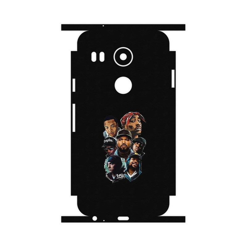 برچسب پوششی ماهوت مدل Great Rappers Digital Art-FullSkin مناسب برای گوشی موبایل گوگل Nexus 5X