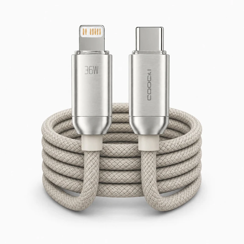 کابل تبدیل USB-C به لایتنینگ توکی مدل IPHONE-13 PRO MAX طول 1متر