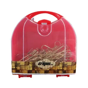 گیره کاغذ کلیپس مدل gld-01 کد 147371 بسته 60 عددی 