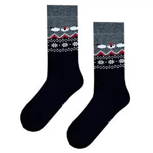 جوراب زنانه ال سون مدل پشمالوی برفی کد PH1007