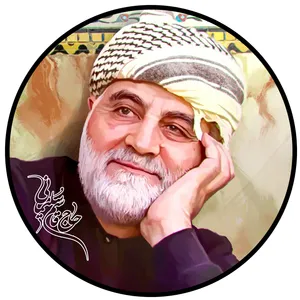 برچسب بدنه خودرو طرح سردار سلیمانی مدل 03