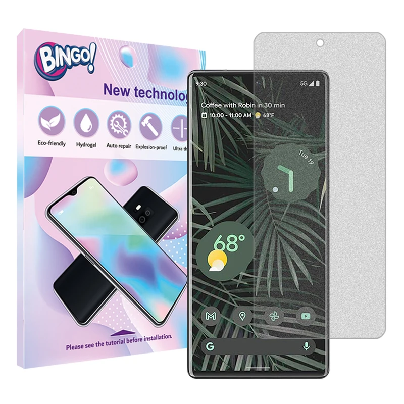 محافظ صفحه نمایش مات مدل Toughبینگو مناسب برای گوشی موبایل گوگل Pixel 6 Pro