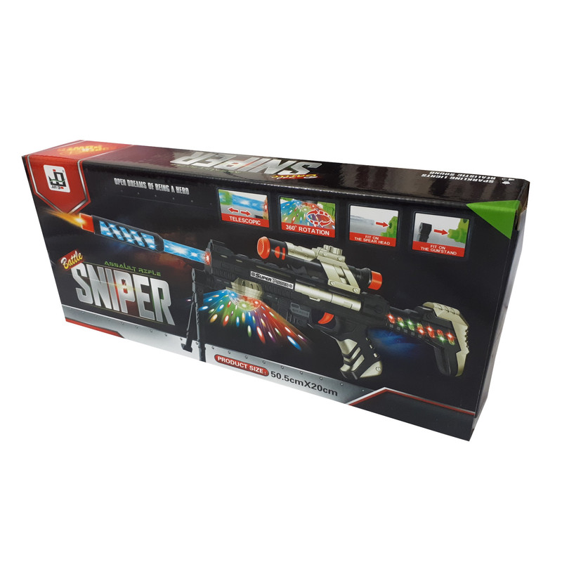 تفنگ بازی مدل SNIPER کد 1802 تفنگ بازی مدل SNIPER کد 1802