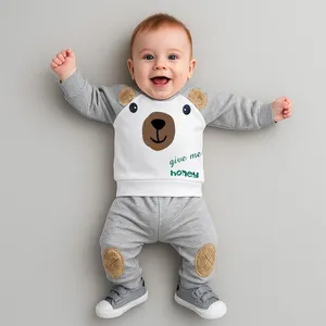 ست سویشرت و شلوار نوزادی مدل Honeybear