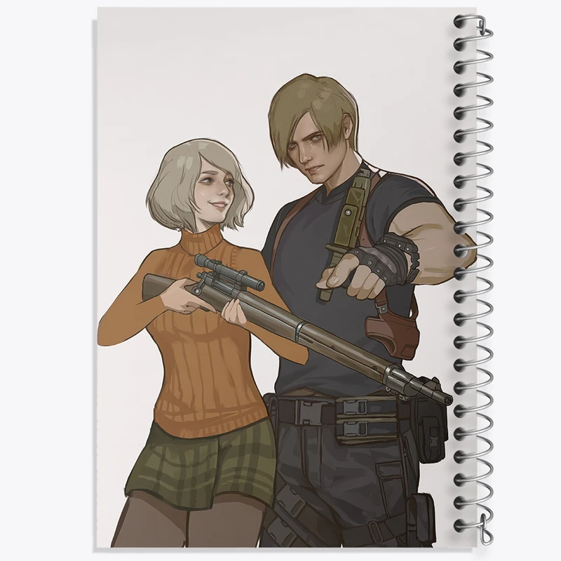 دفتر لیست خرید 50 برگ خندالو طرح بازی رزیدنت اویل (Resident Evil) کد 31652