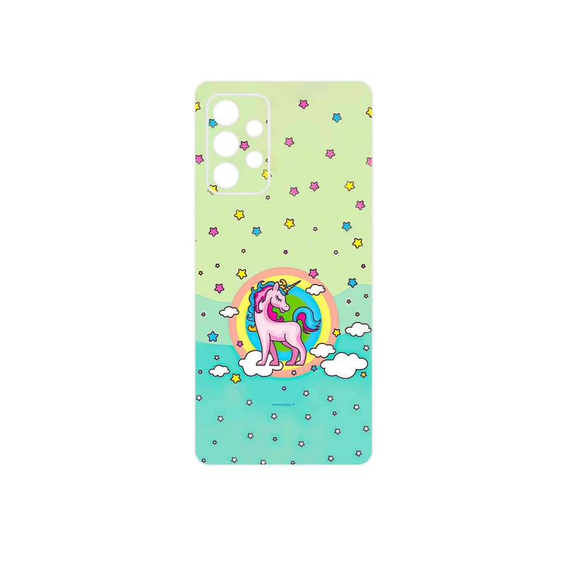 برچسب پوششی ماهوت مدل Rainbow unicorn adventure مناسب برای گوشی موبایل سامسونگ Galaxy A53 5G