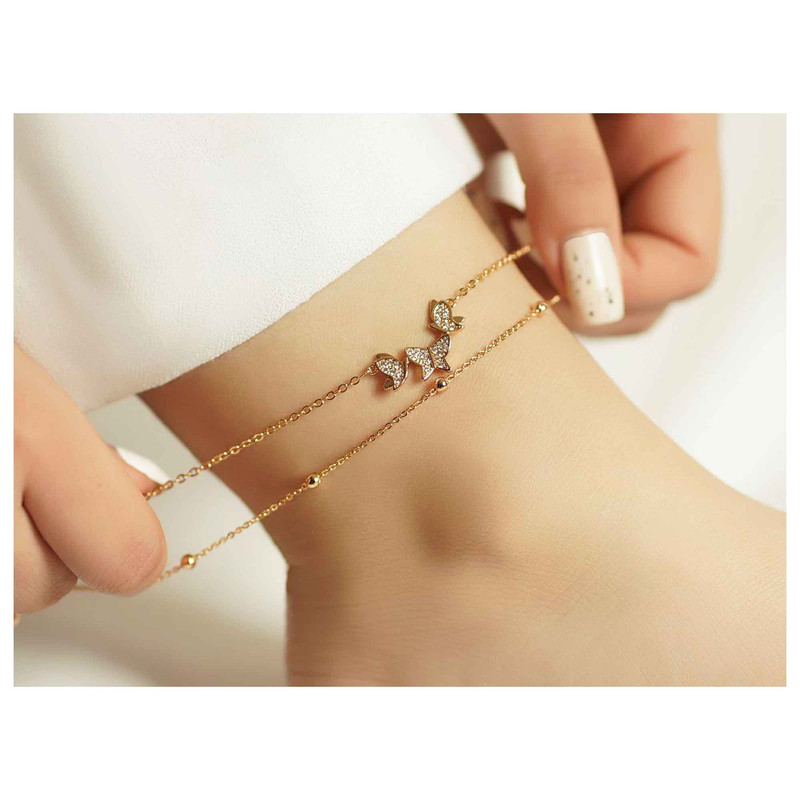 پابند زنانه وای اس ایکس مدل پروانه YX558-3