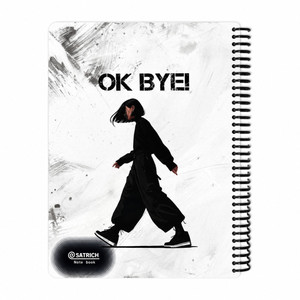 دفتر مشق 50 برگ سیمی سطریچ مدل OK BYE