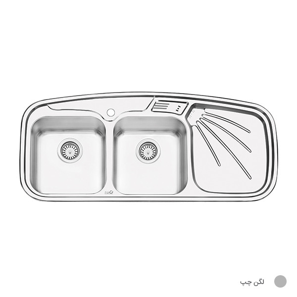 سینک ظرفشویی ایلیا استیل مدل 4013 توکار