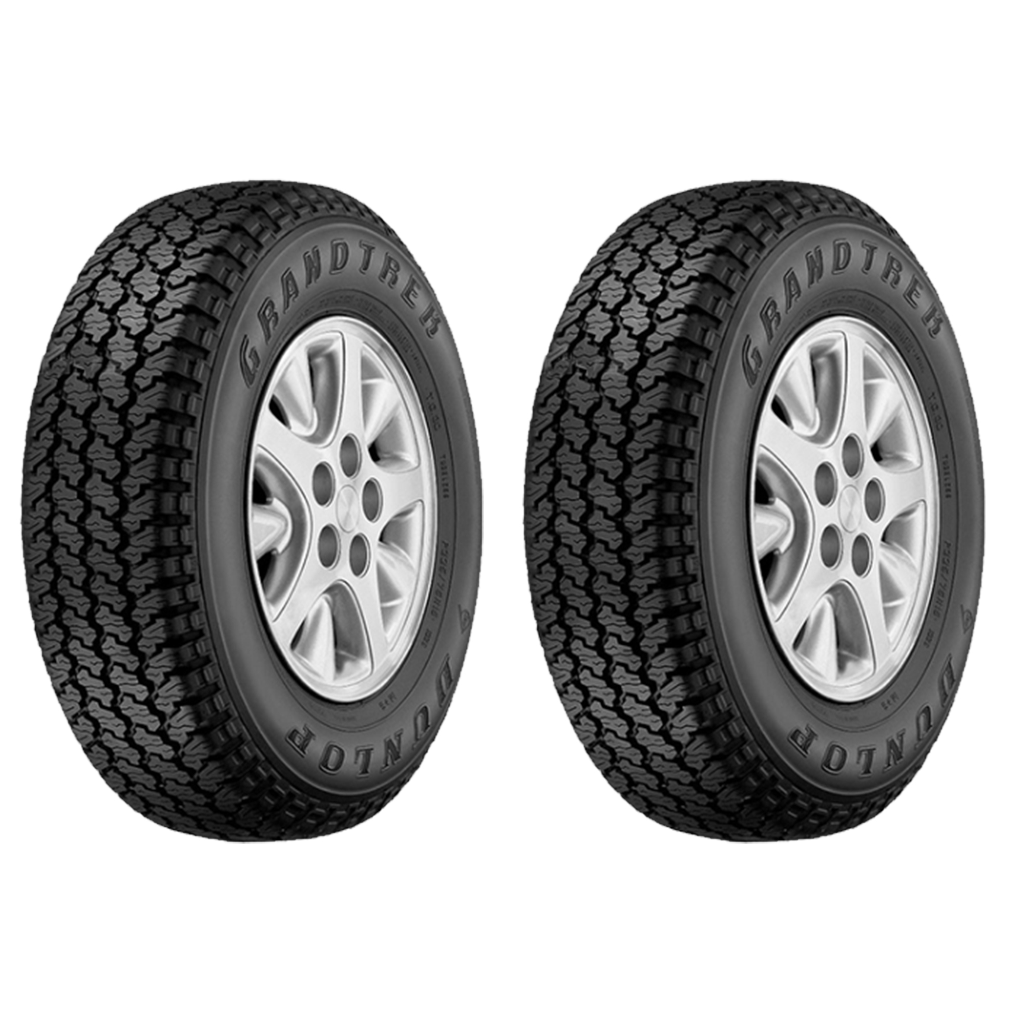 لاستیک خودرو دانلوپ مدل TG30 سایز 215/80R15 - دو حلقه