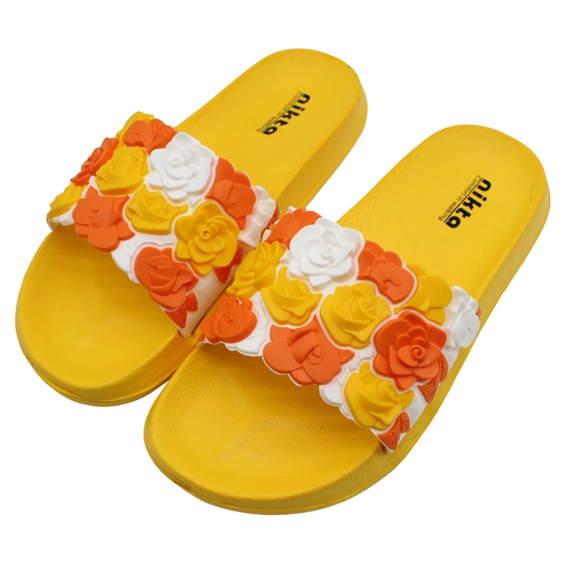 دمپایی نیکتا مدل سه گل YW