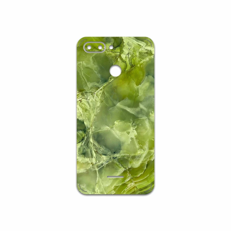 برچسب پوششی ماهوت مدل Green Crystal Marble مناسب برای گوشی موبایل شیائومی Redmi 6
