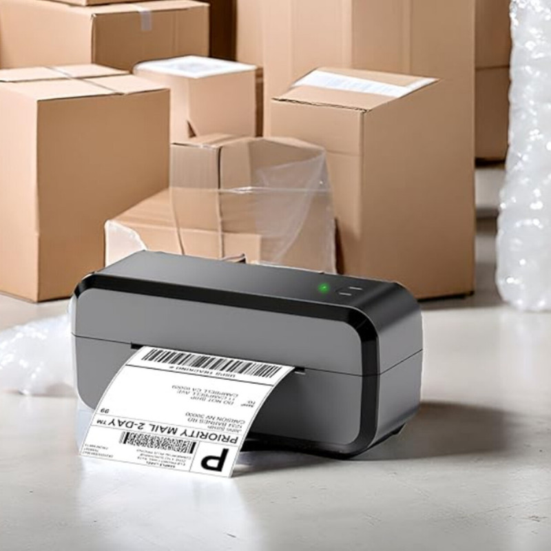 پرینتر لیبل زن حرارتی مدل AM-243-BT