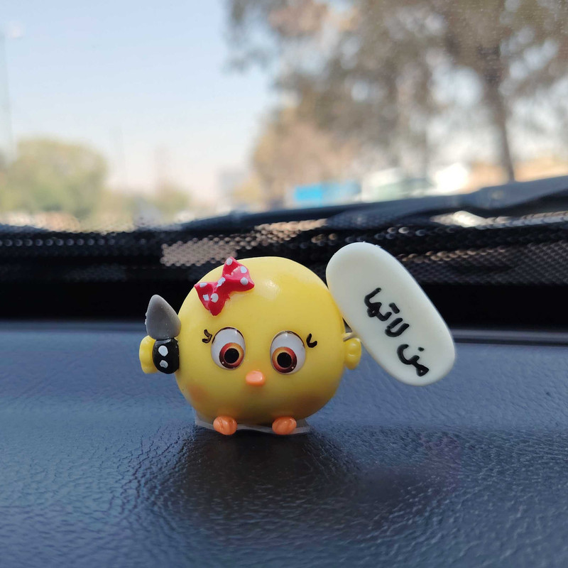 عروسک داشبوردی خودرو طرح جوجه لات