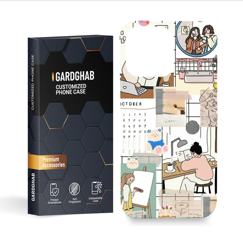 کاور گارد قاب مدل دخترانه مناسب برای گوشی موبایل اپل iPhone 14 Pro Max