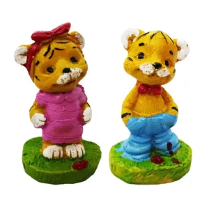 مجسمه مدل ببر سال 1401 کد01 بسته 2 عددی