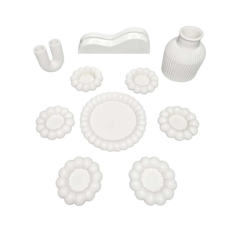 مجموعه ظروف هفت سین 10 پارچه مدل مروارید کد 02