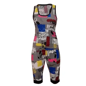  ست تاپ و شلوارک ورزشی زنانه کد nksc103