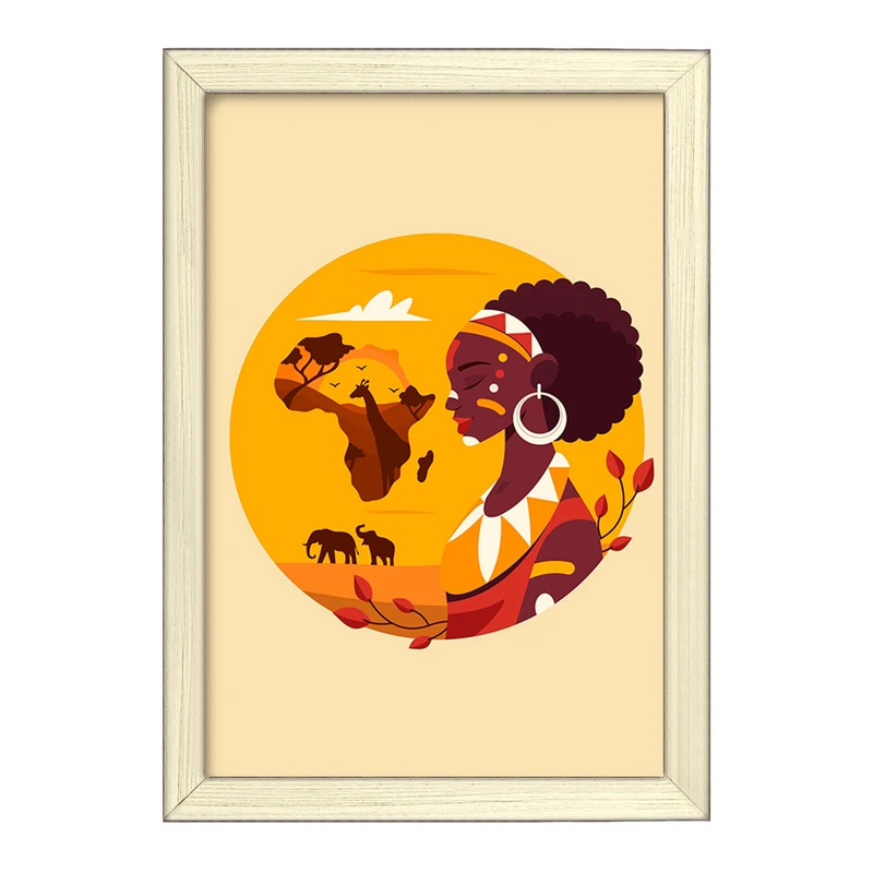 تابلو خندالو طرح آفریقا Africa کد 29827