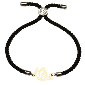 دستبند طلا 18 عیار زنانه کرابو طرح پروانه مدل kr10065