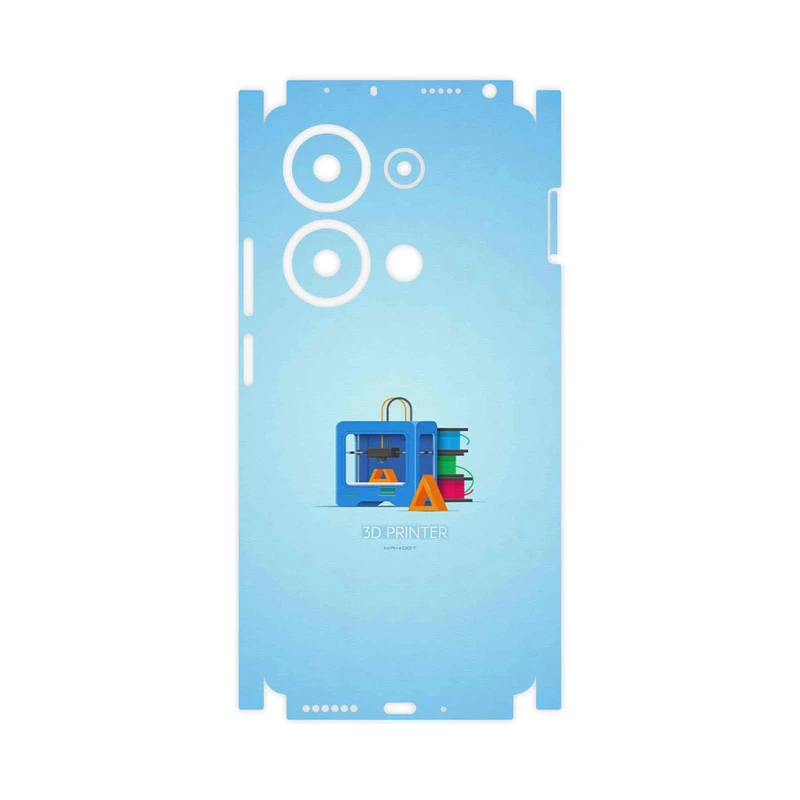 برچسب پوششی ماهوت مدل 3D Printer-FullSkin مناسب برای گوشی موبایل شیائومی Redmi Note 13 Pro 4G