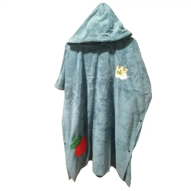 حوله پالتویی ماموتی مدل پانچو سایز 90x90 سانتی متر