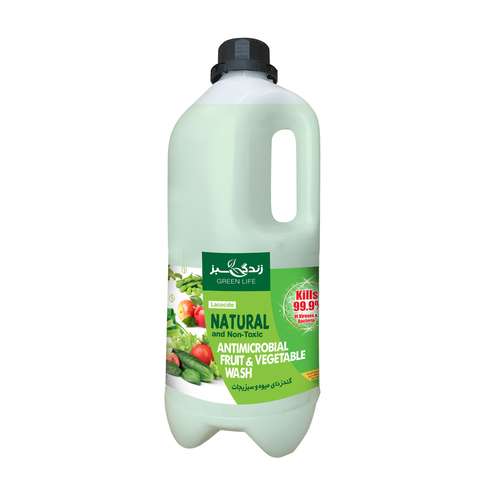 ضدعفونی کننده میوه و سبزیجات زندگی مدل لاکوساید حجم 2500 میلی لیتر