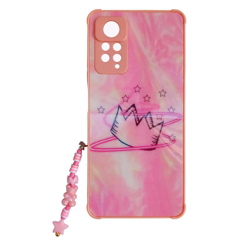 کاور طرح لیزری مدل تاج کد A10179 مناسب برای گوشی موبایل شیائومی Redmi Note 11 Pro 4G / Note 12 Pro 5G به همراه بند آویز